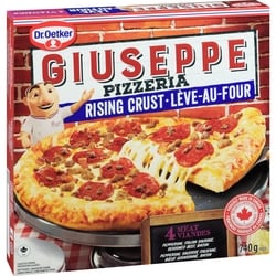 Dr Oetker Giuseppe Pizzeria Rising Crust 4 Meat Pizza - 740 g | Zehrs