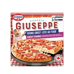 Dr. Oetker Giuseppe pizza lève-au-four 4 viandes 740 g, 0,81 $/100g