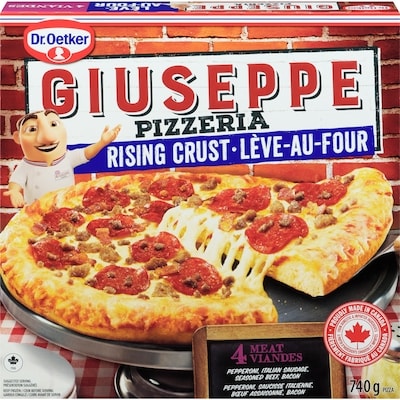 Dr. Oetker Giuseppe pizza lève-au-four 4 viandes 740 g, 0,81 $/100g