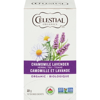 Celestial Seasonings Organic Chamomile & Lavender Herbal Tea 18 ea, $0.28/1ea