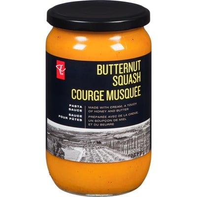 PC Black Label Butternut Squash Pasta Sauce 650 ml, $1.15/100ml