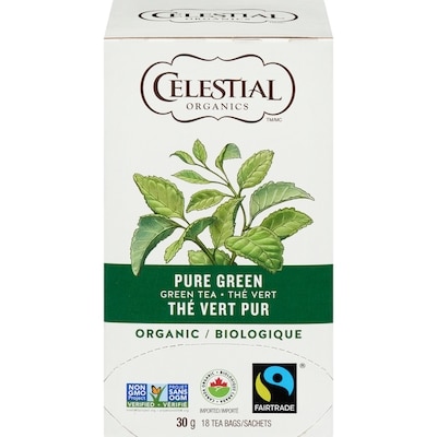 Celestial Seasonings Organic Pure Green Tea 18 ea, $0.31/1ea