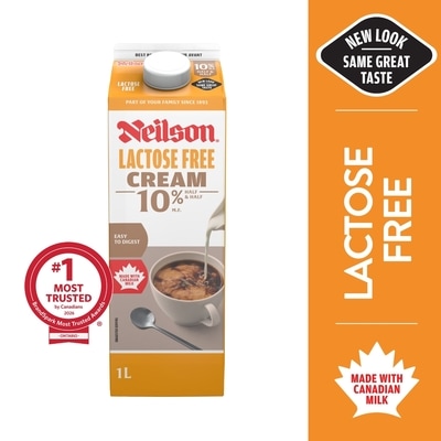 Neilson Lactose Free 10% Half & Half Cream 1 l, $0.52/100ml