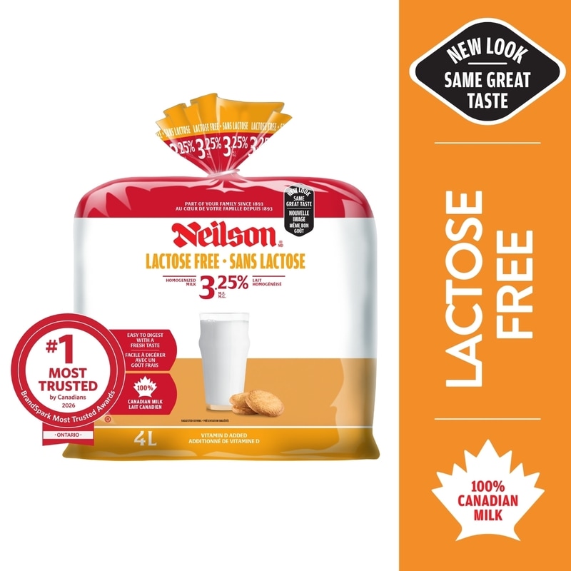 Neilson 3.25% Lactose Free Milk - 4 l | Valumart