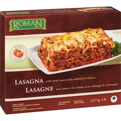 Lasagna with Meat Sauce and a Blend of 4 Cheese