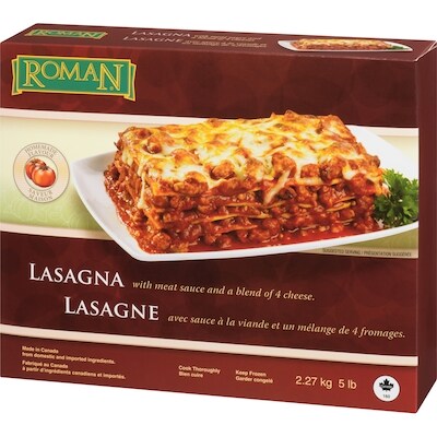 Lasagna with Meat Sauce and a Blend of 4 Cheese