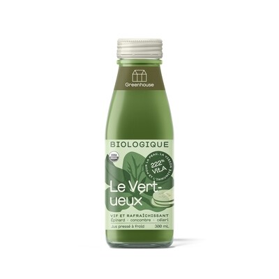Greenhouse Jus Cru et Biologique le Vertueux 300 ml, 2,33 $/100ml