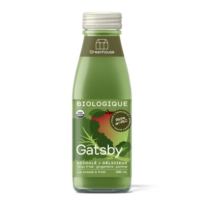 Greenhouse Jus Cru et Biologique Gatsby 300 ml, 2,33 $/100ml