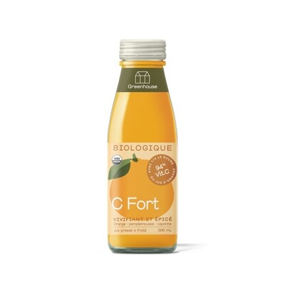Greenhouse Jus Cru et Biologique C Fort 300 ml, 2,33 $/100ml