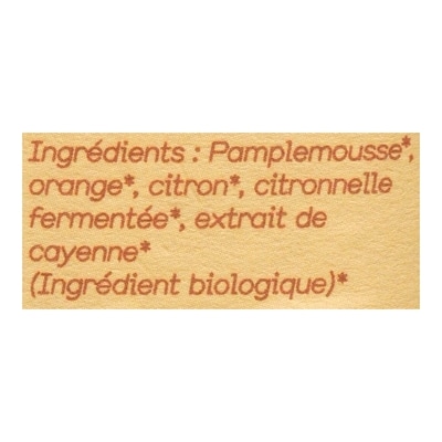Jus d'agrumes pressé à froid biologique Farma-C