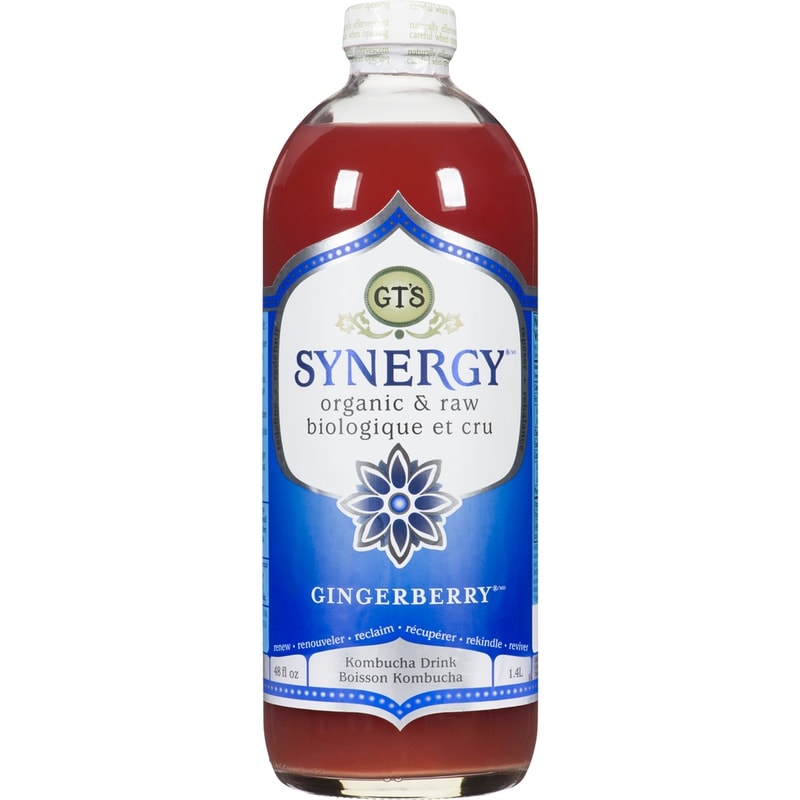 Synergy The Real Kombucha Gingerberry