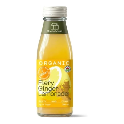 Greenhouse Organic Probiotic Hydrator Spicy Lemonade 300 ml, $1.66/100ml