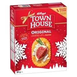 Keebler Town House Oven Baked Crackers Light and Buttery Flavour Original 391 g, $1.28/100g
