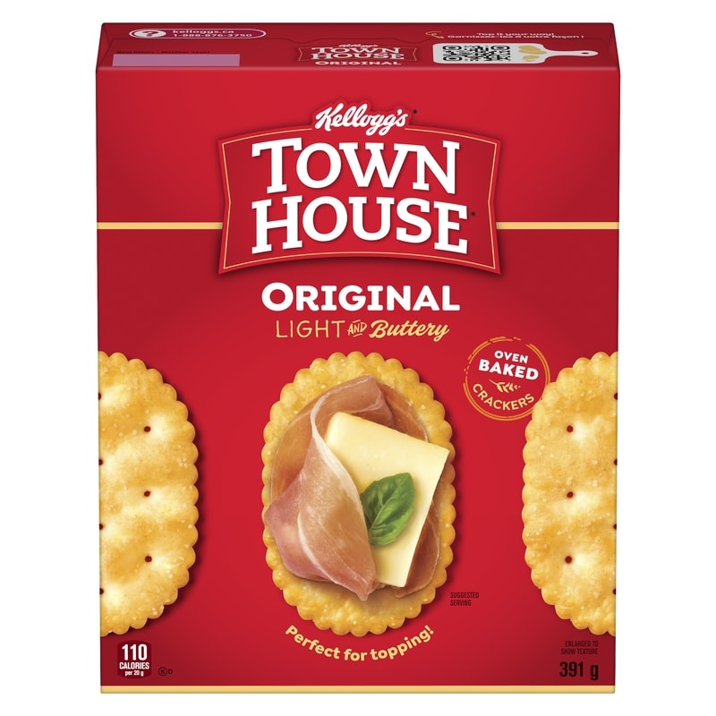Town House Oven Baked Crackers Light and Buttery Flavour Original