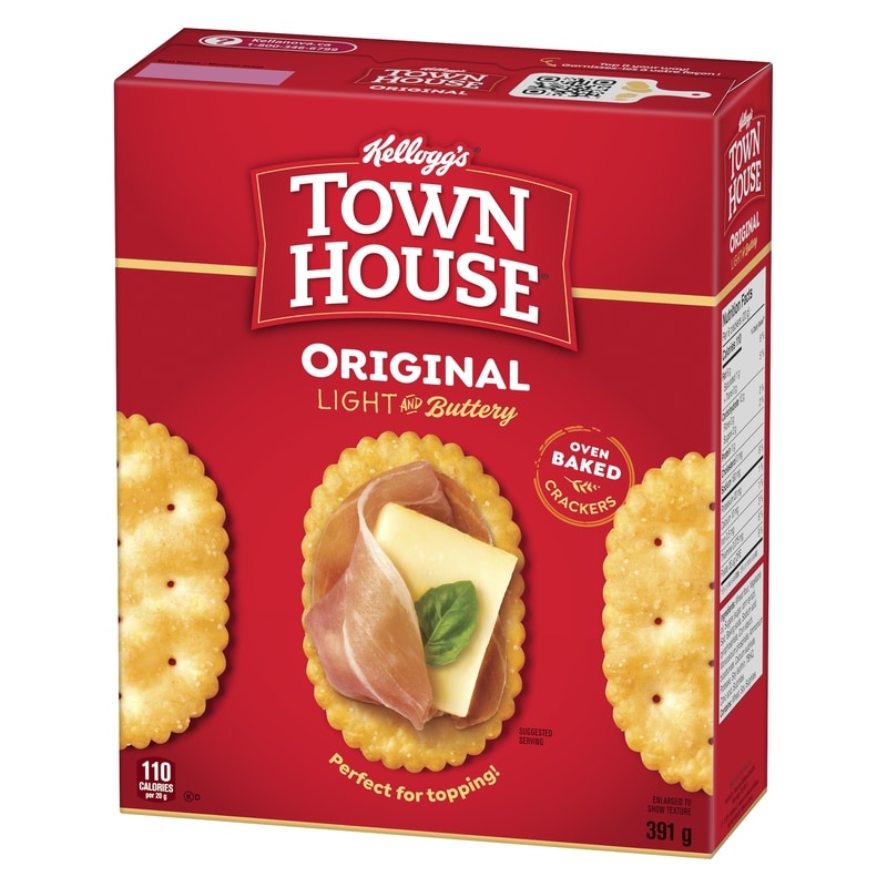 Town House Oven Baked Crackers Light and Buttery Flavour Original