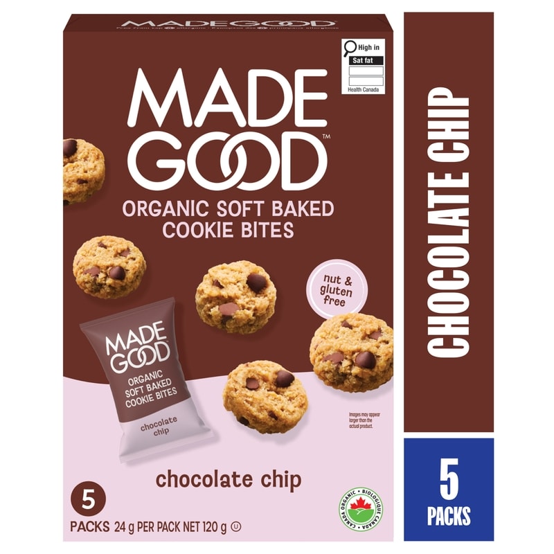 Made Good Chocolate Chip Soft Baked Mini Cookies 5pk - 120 g | Zehrs