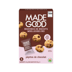 Made Good Mini-biscuits moelleux Pépites de chocolat Boîte de 5 sachets 120 g, 3,33 $/100g