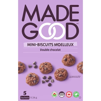 Made Good Mini-biscuits moelleux Double chocolat 120 g, 3,33 $/100g