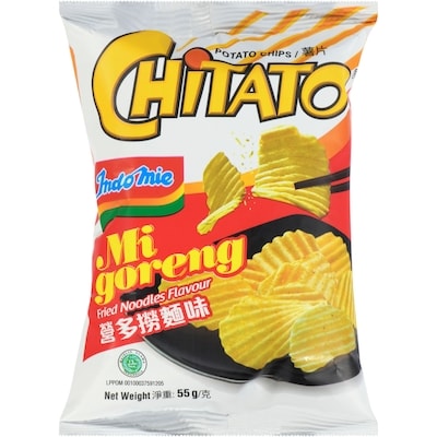 Indomie Croustilles Mi Goreng aux nouilles frites Chitato 55 g, 3,62 $/100g