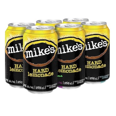 Mike’s Lemonade (Pièce d’identité requise au moment du ramassage) 6x355.0 ml, 0,71 $/100ml