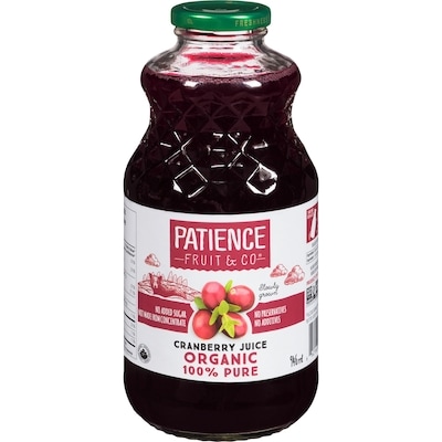 PATIENCE FRUIT & CO Juice Cranberry Organic 946 ml, $1.48/100ml