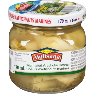 Molisana Marina Artichoke Hearts     170 ml, $1.46/100ml