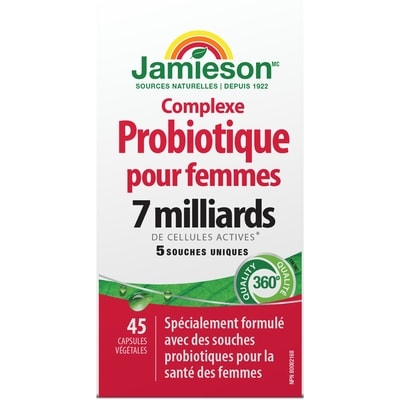 Jamieson Complexe probiotique pour femmes 45 ea, 0,35 $/1ch