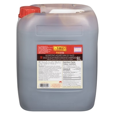 Lee Kum Kee Sauce soya foncée à saveur de champignons 8 l, 0,36 $/100ml