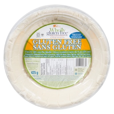 Wholly Gluten Free Two 9” (23 Cm) Pie Shells