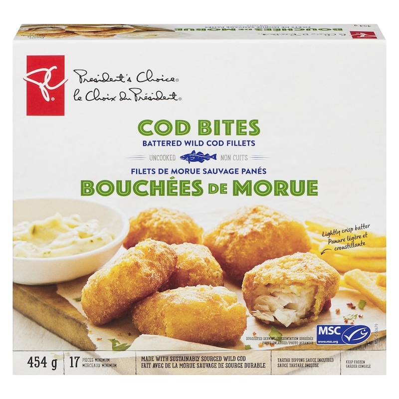 Breaded Cod Bites With Sauce