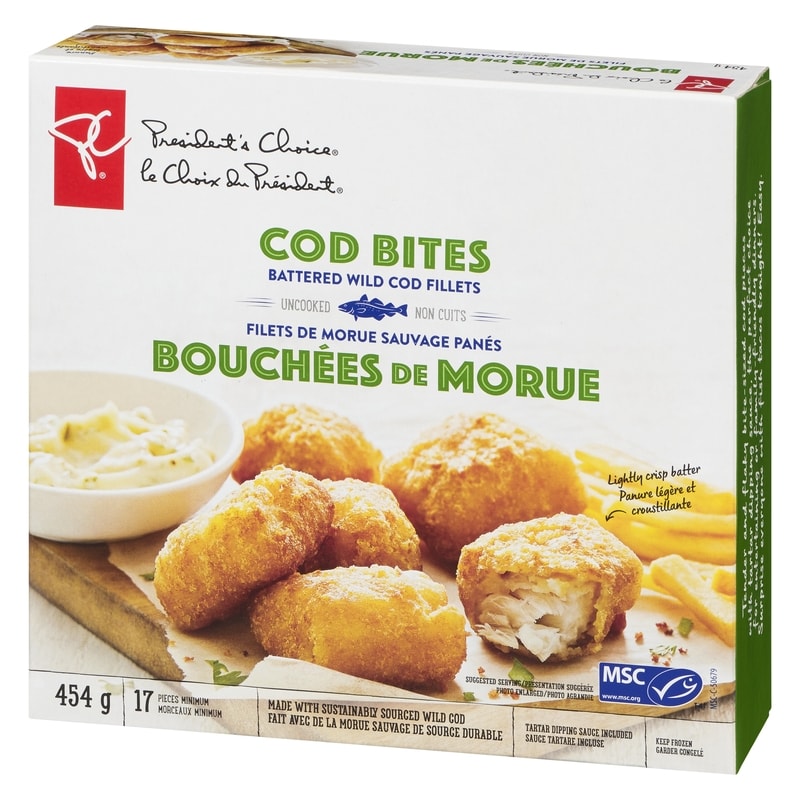 Breaded Cod Bites With Sauce