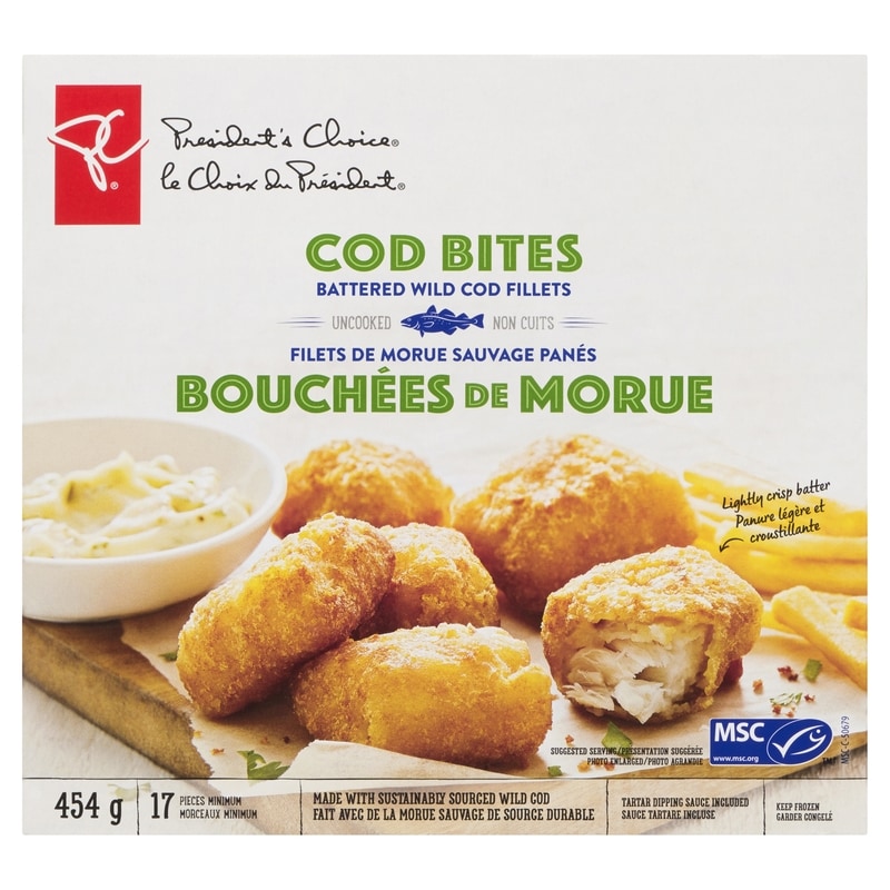 Breaded Cod Bites With Sauce