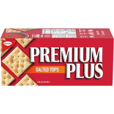 Christie Premium Plus Salted Tops Crackers, Canada's favourite soda cracker brand 450 g, $0.89/100g