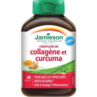 Jamieson Complexe de collagène et curcuma 60 ea, 0,17 $/1ch