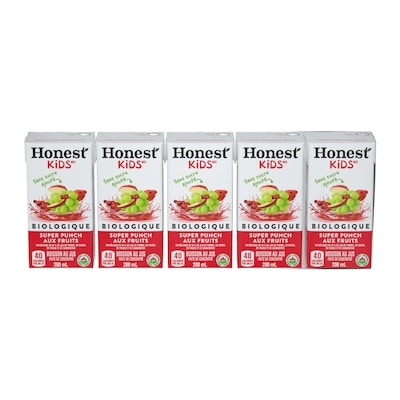 Honest Kids Jus Punch aux fruits 5x200.0 ml, 0,55 $/100ml