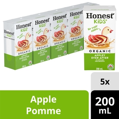 Honest Kids Juice Box Apple 5x200.0 ml, $0.55/100ml