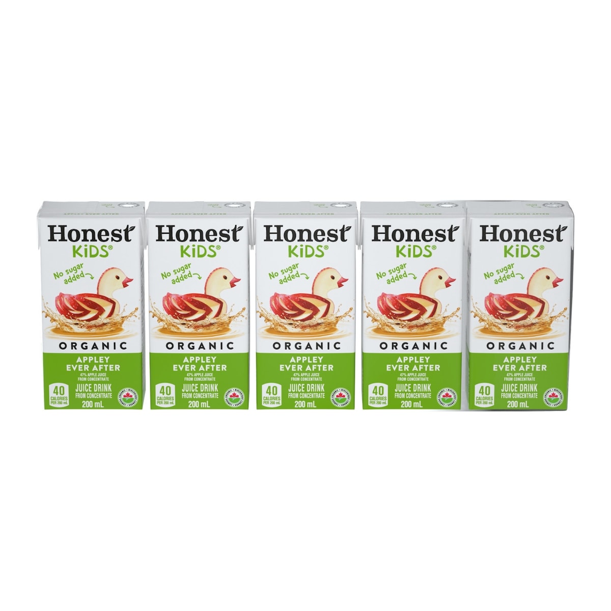 Honest Kids Juice Box Apple 5x200.0 ml, $0.50/100ml