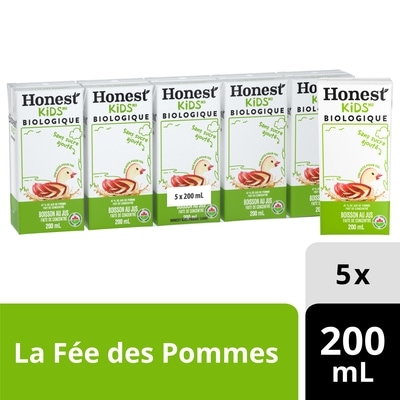Honest Kids Boîte de Jus Pomme 5x200.0 ml, 0,50 $/100ml