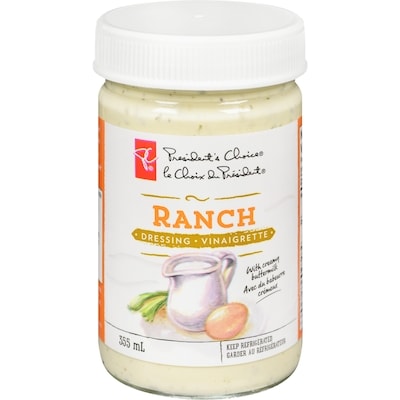 President's Choice Ranch Dressing 355 ml, $1.55/100ml