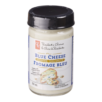 le Choix du Président Vinaigrette Fromage Bleu 355 ml, 1,41 $/100ml