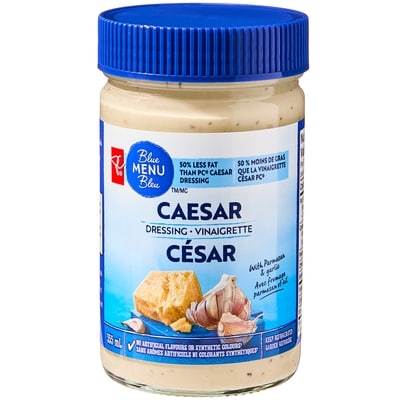 PC Blue Menu Caesar Salad Dressing 355 ml, $1.55/100ml