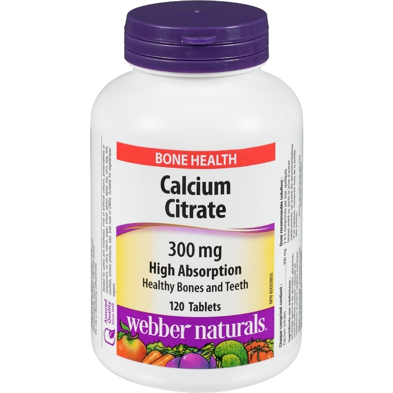 Bone Health Calcium Citrate 300 mg High Absorption