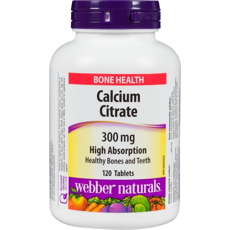 Bone Health Calcium Citrate 300 mg High Absorption