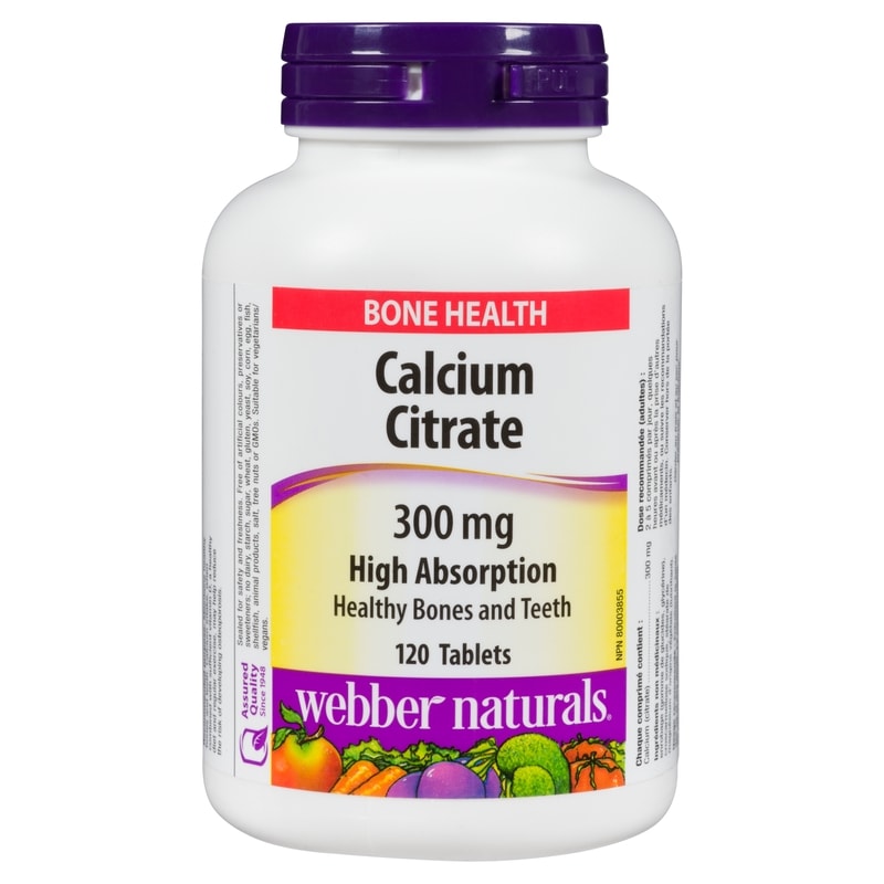 Bone Health Calcium Citrate 300 mg High Absorption