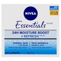 Nivea Essentials 24H Moisture Boost + Refresh Day Cream Normal