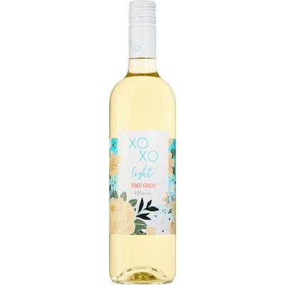 XOXO Light Pinot Grigio (ID required at pick-up) 750 ml, $1.68/100ml