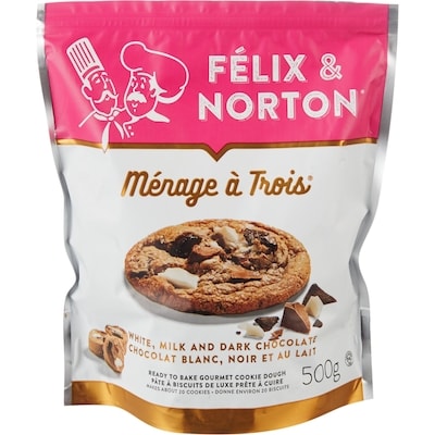 Felix & Norton Frozen Trois Cookie Dough 500 g, $1.80/100g