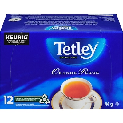 Tetley Thé orange pekoe K-Cups 12 pièces 12 ea, 1,00 $/1ch
