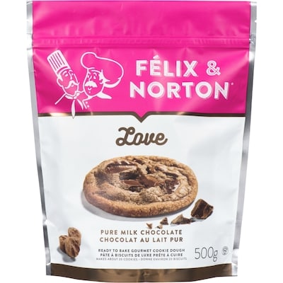 Felix & Norton Frozen Choco Cookie Dough 500 g, $1.80/100g