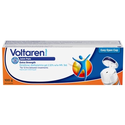 Voltaren Emulgel Emulgel Joint Pain Extra Strength Gel 100 g, $17.99/100g